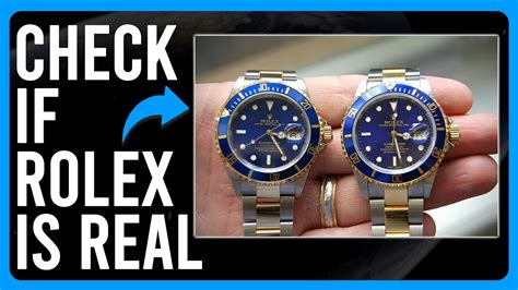 how to know if a rolex is real